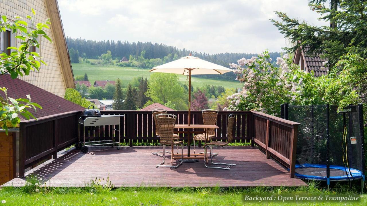 Entire House In Schwarzwald With Mountain View, Private Sauna, Gym, Garden And Terraces Unterkirnach Ngoại thất bức ảnh